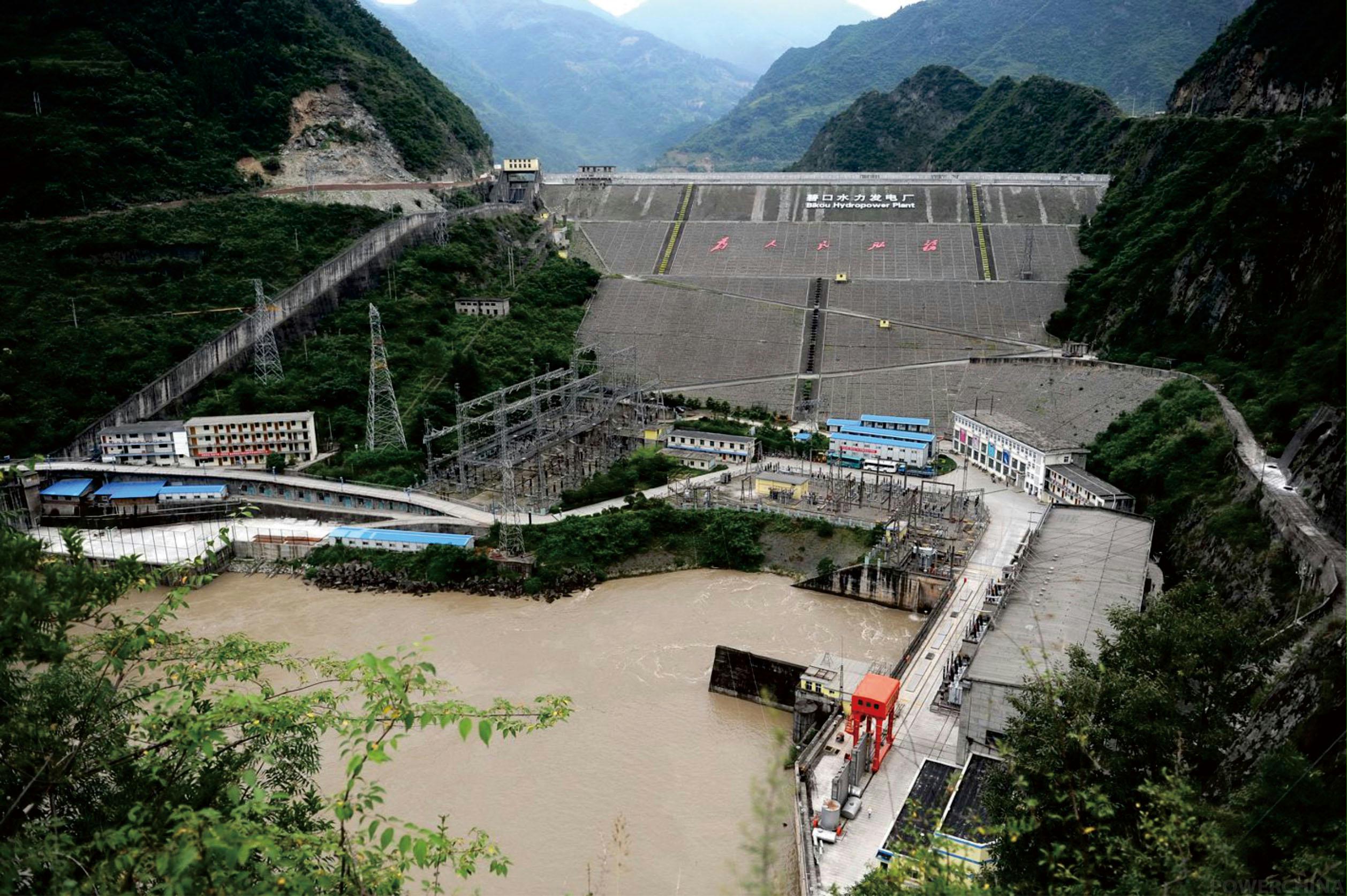 碧口水电站大坝枢纽工程