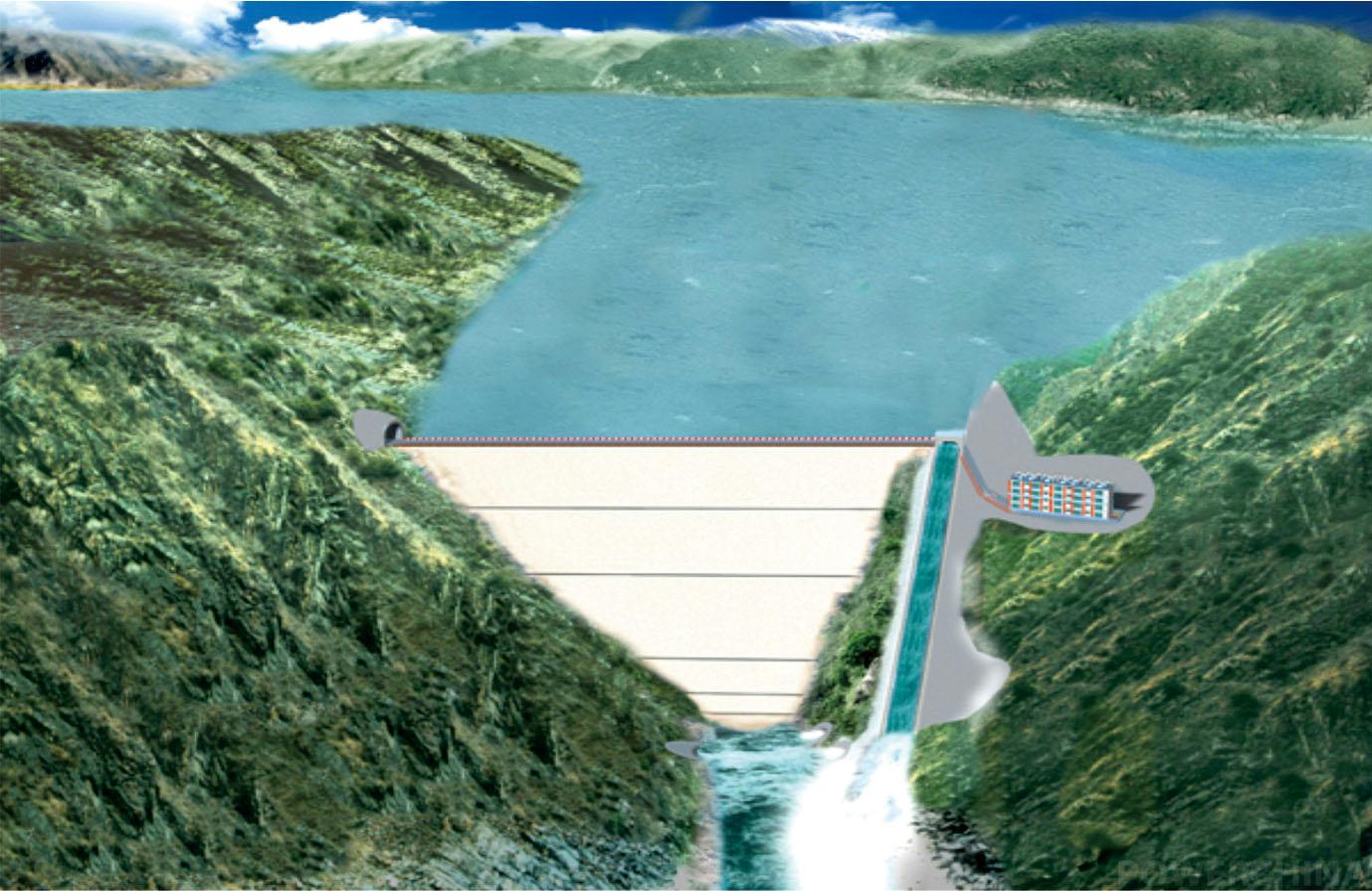 中国藏区综合规模最大的水电站两河口水电站,最大坝高